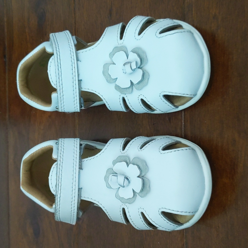 Stride Rite Girls Eleni Sandals White Size 8W